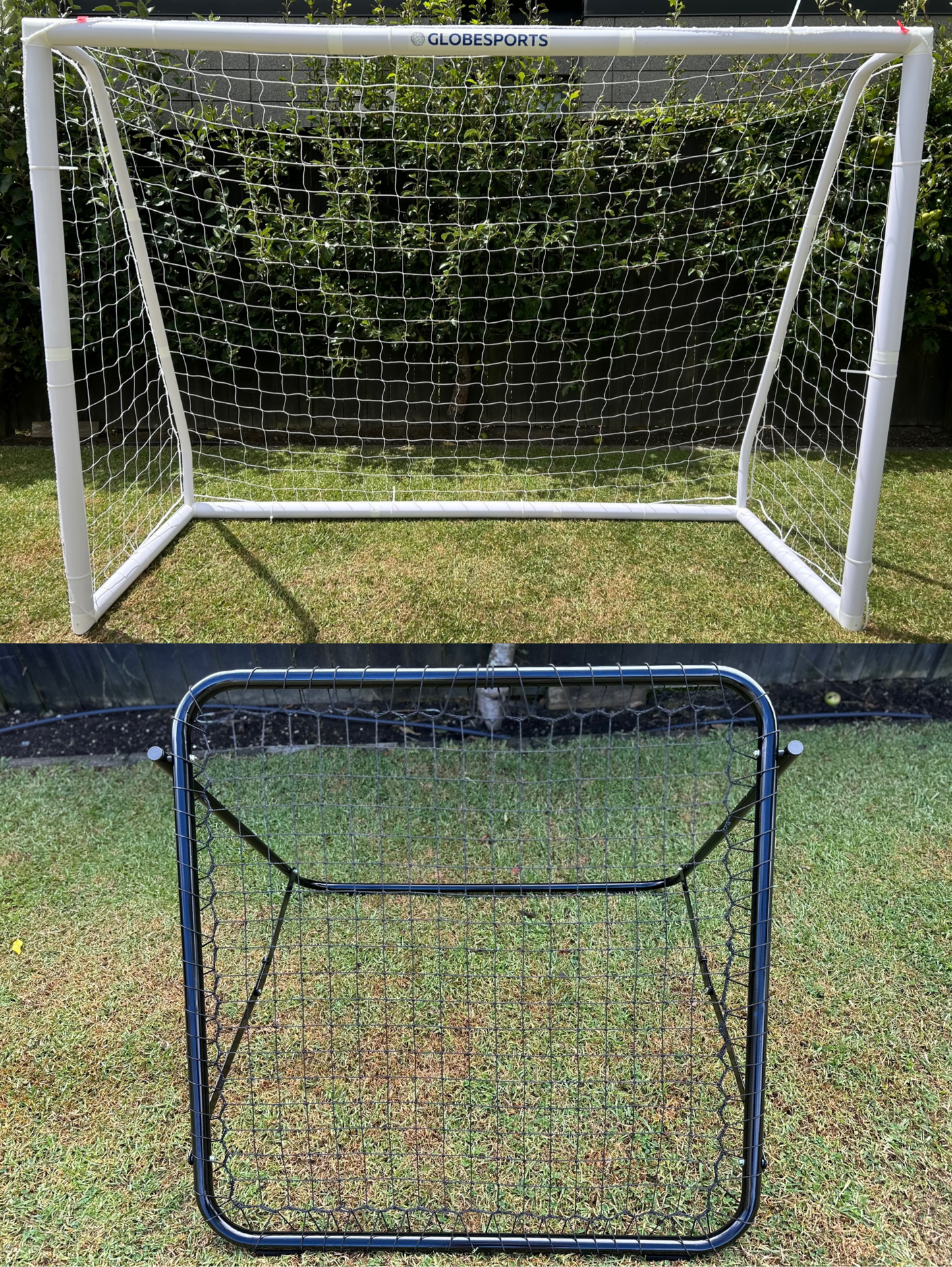 2.44m Goal and Rebounder Set