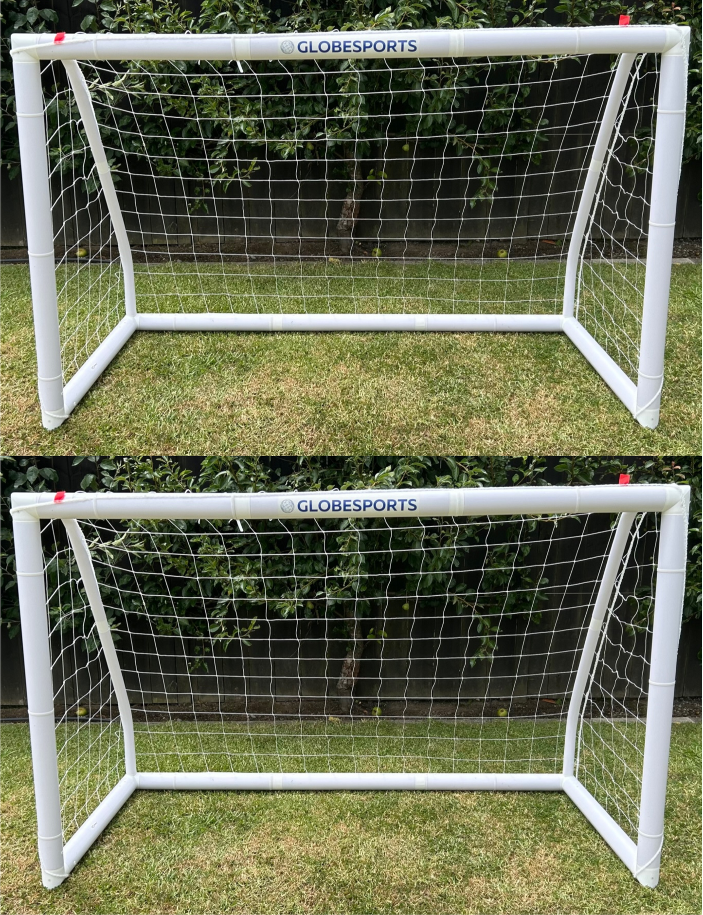 Set of 2 Globesports Football Goals 1.82m x 1.2m